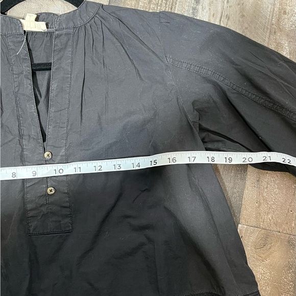 Pilcro Cropped Henley Top-‎ XXS - Picture 6 of 8